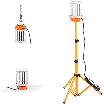 LED ワークライト投光器 作業灯 三脚付スタンドライト防雨型屋内10000lm LED投光器 作業灯 ledワークライト 104W 16000LM 三脚付き LED